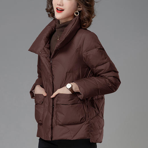 短款羽绒服冬季休闲显瘦时尚小个子90白鸭绒外套HR-WJ390339 商品图2