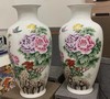 粉彩花开富贵对瓶 商品缩略图0