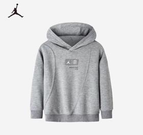 乔丹童衣春秋新款男童女童大巴黎系列毛圈连帽卫衣JD2232014
