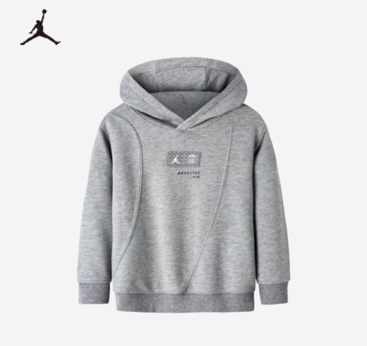 乔丹童衣春秋新款男童女童大巴黎系列毛圈连帽卫衣JD2232014 商品图0
