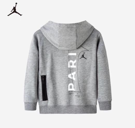 乔丹童衣春秋新款男童女童大巴黎系列毛圈连帽卫衣JD2232014 商品图1