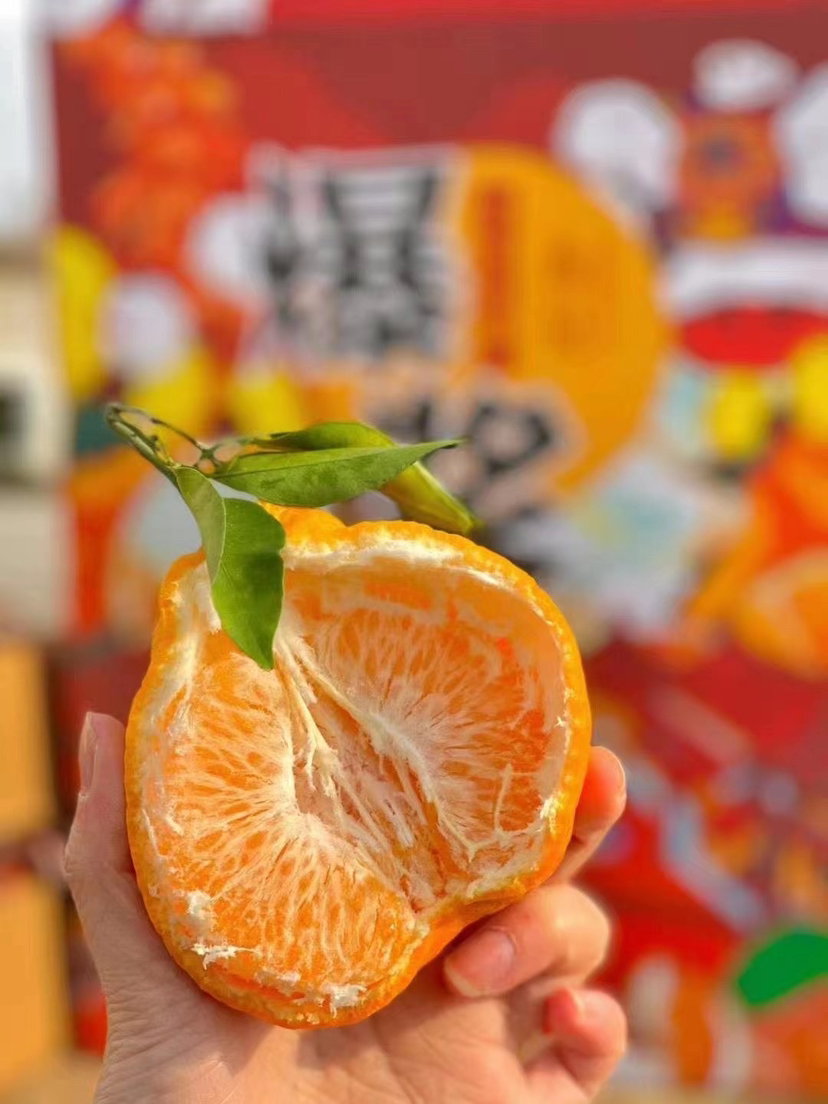 周三取货：【爆浆春见礼盒】一箱毛重8斤左右，果肉饱满，甜嫩多汁，好吃不上火！！！