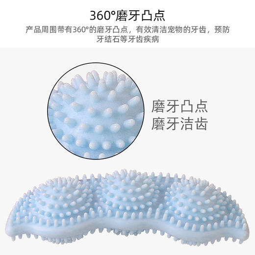 TPR豌豆玩具 磨牙洁齿 互动狗玩具训练解闷狗狗玩具 商品图3