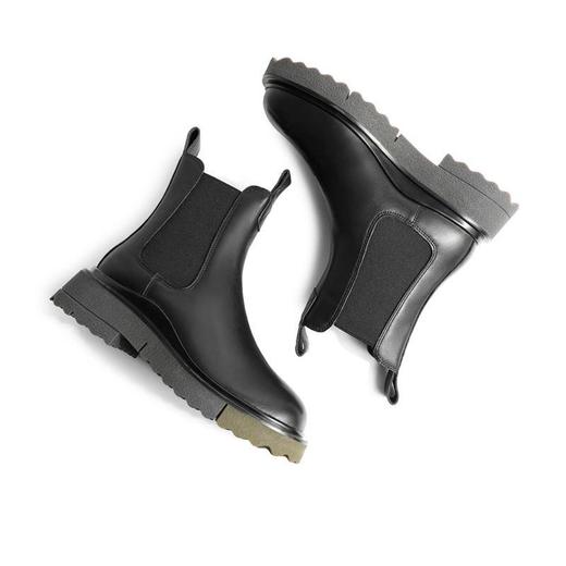 百货世界-森达牛皮革/纺织品女皮靴 商品图1