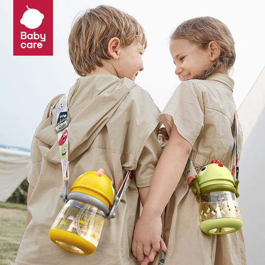 babycare恐龙学饮杯婴儿宝宝鸭嘴杯吸管杯儿童水杯子推荐ppsu防呛 商品图4