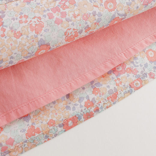 【马克珍妮 芦芙】春装新款 纯棉木耳边碎花连衣裙230020 商品图4