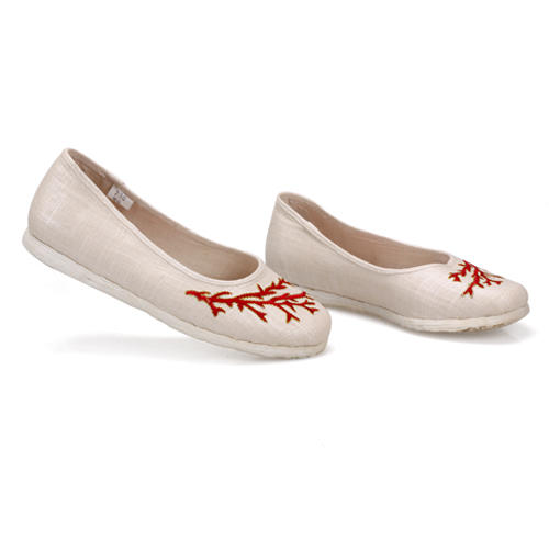 内联升女鞋手工单鞋千层底工艺十字底礼品海元口布鞋8425J 商品图1