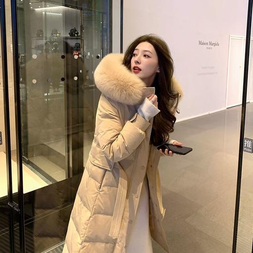 【应季好物】过膝毛领羽绒服 【狐狸毛领】 商品图5