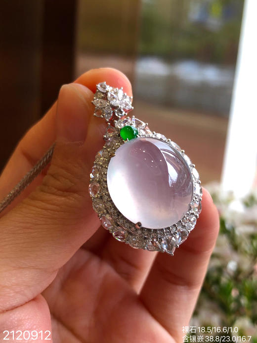 2120912，玻璃蛋面吊坠。具体价格微信咨询 商品图8