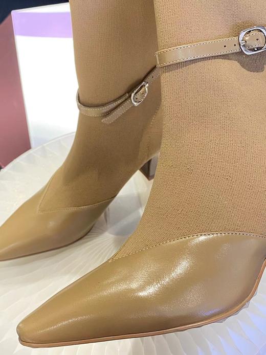 拼皮飞织袜靴 商品图1