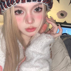 年抛 EallaGirl 鹅卵石 14.5 混血棕 着色13.9