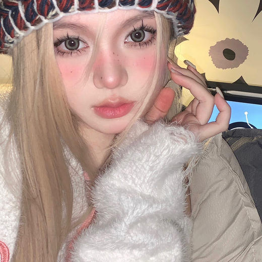 年抛 EallaGirl 鹅卵石 14.5 混血棕 着色13.9 商品图0