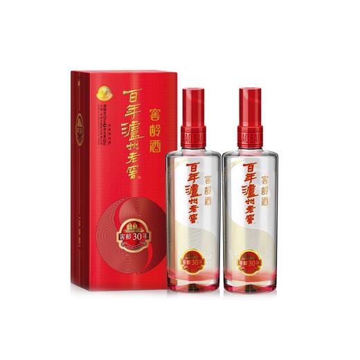 【端午活动专享】52度百年泸州老窖窖龄酒30年 500ml*2 双瓶装 浓香型白酒 泸州老窖官方形象店 商品图1