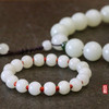 和田玉籽料（白玉）玉珠手串/苹果珠12*10mm 商品缩略图2