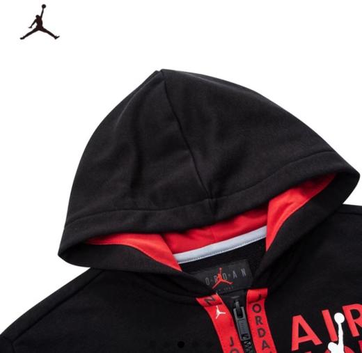 JORDAN耐克AJ童装春秋男童街头时尚开衫连帽卫衣外套JD2232018 商品图2
