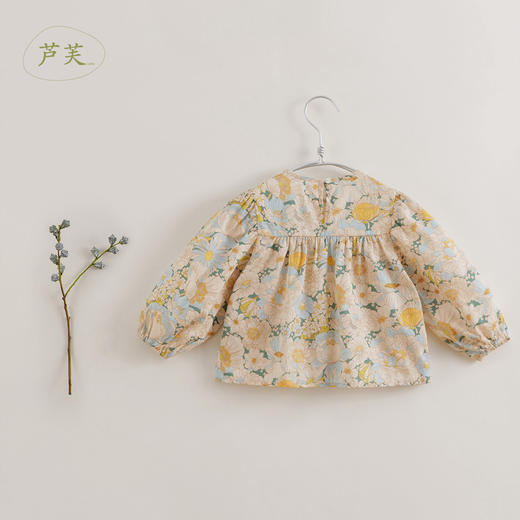 【马克珍妮 芦芙】春装新款 水上花卉宽松纯棉小衫230015 商品图2