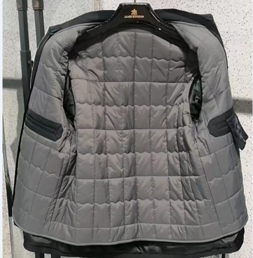 【可脱卸内里棉服】占姆士冬季男士商务可脱卸内里保暖防寒棉服外套 商品图3