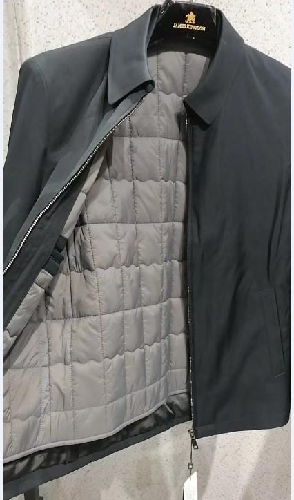 【可脱卸内里棉服】占姆士冬季男士商务可脱卸内里保暖防寒棉服外套 商品图2