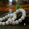 和田玉籽料（白玉）玉珠手串/桶珠13*11mm 商品缩略图2