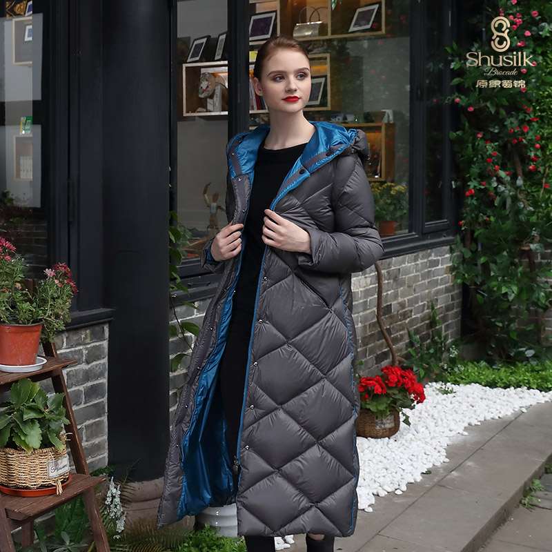 HP180178时尚超长鹅绒服