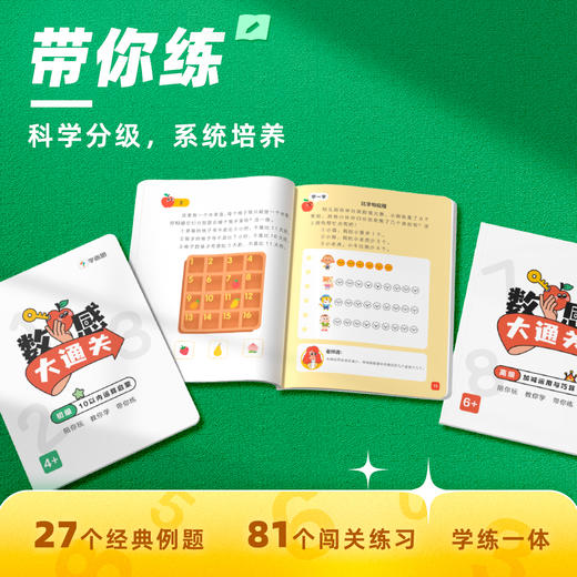 【数感大作战】玩学练一体，一套搞定4-7岁核心数感；4套数感益智游戏、27个核心知识点讲解视频、81道数感通关练习 商品图3