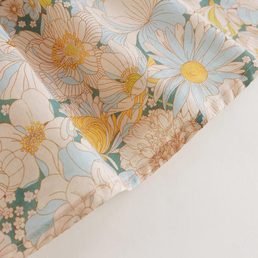 【马克珍妮 芦芙】春装新款 水上花卉宽松纯棉连衣裙230016 商品图4