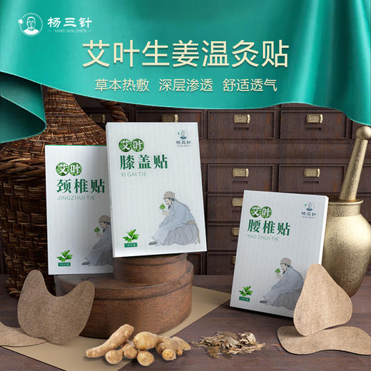 [2025]艾叶生姜温灸颈椎/腰椎/膝盖贴 10贴 商品图1