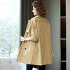 2023年新款风衣女韩系中长款小个子chic设计高级感早春秋外套大衣 商品缩略图3