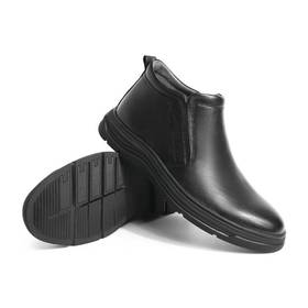 百货世界-森达牛皮革男休闲靴（绒里）