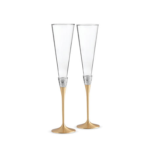 真爱相随金色香槟杯对杯 商品图0