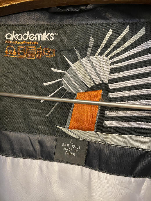 Y2K Vintage akademiks MA-1 空军飞行员外套 棉服 夹棉外套_CTJK(L) 商品图2