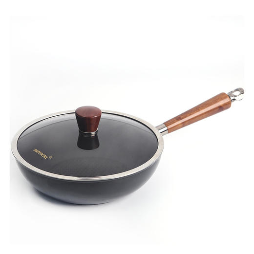 百货世界-德龙   HAPPYCALL欢乐锅 石墨烯超导不粘炒锅30CM 3001-0250 商品图1