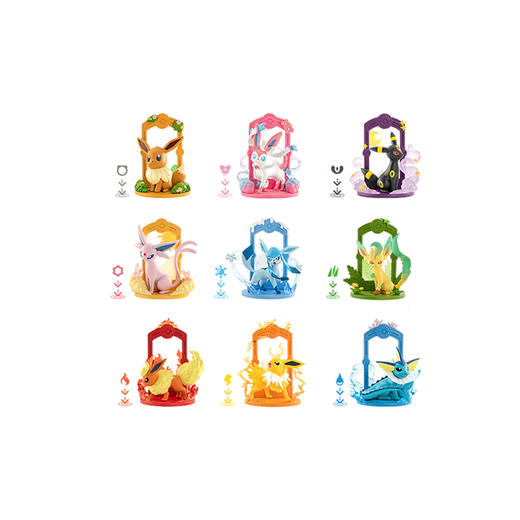 Pokemon/宝可梦 收藏手办 伊布盲盒 商品图0