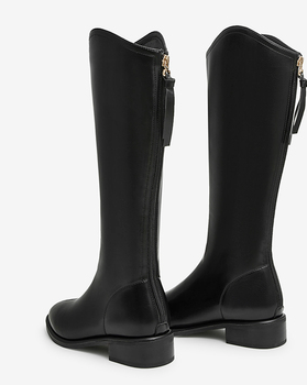 百货世界-百思图-人造革女靴