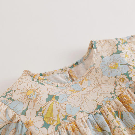 【马克珍妮 芦芙】春装新款 水上花卉宽松纯棉小衫230015 商品图3