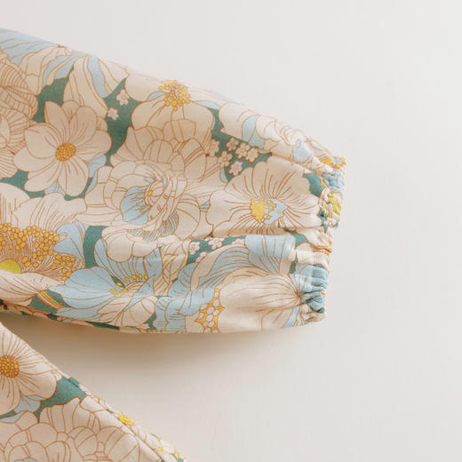 【马克珍妮 芦芙】春装新款 水上花卉宽松纯棉连衣裙230016 商品图3