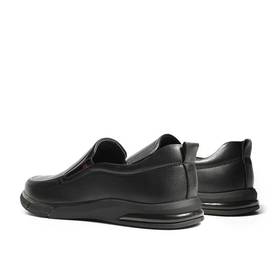 百货世界-森达牛皮革男休闲鞋