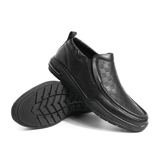 百货世界-森达摔纹牛皮革男休闲靴 商品图1