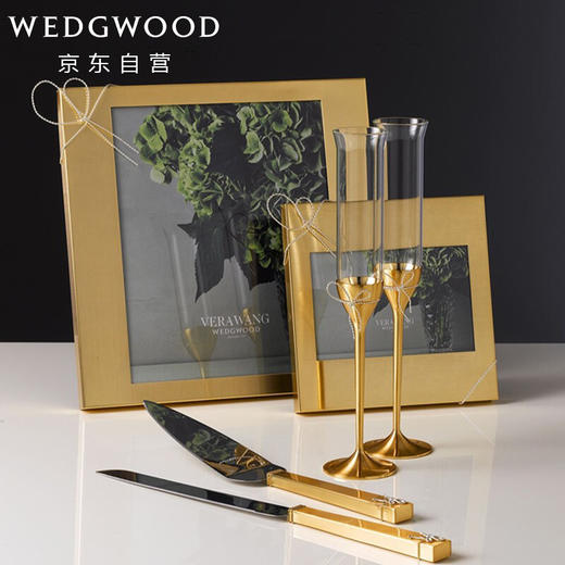 威基伍德Vera Wang爱之结绳金色香槟对杯 商品图4