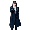 奢姿2022年秋装新款大码女装胖妹妹撞色名媛百搭翻驳领中长款外套9923352137 商品缩略图4