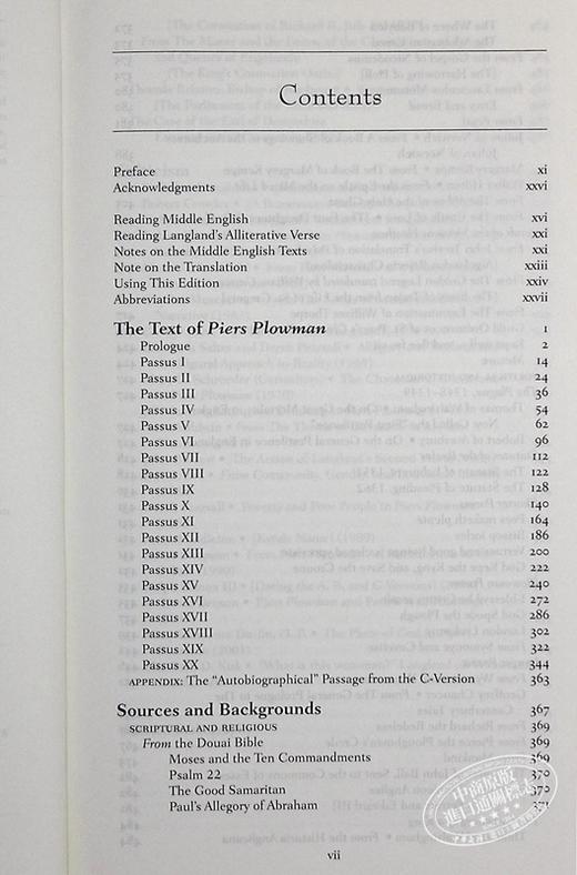 【中商原版】农夫皮尔斯 十四世纪英语长诗 诺顿文学解读系列 英文原版 Norton Critical Piers Plowman William Langland 商品图5