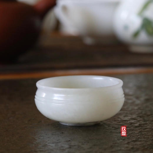 和田玉（青花羊脂）茶杯40ml 商品图0