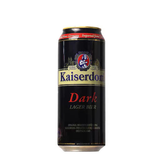 德国原装进口kaiserdom啤酒凯撒顿姆黑啤酒500ml 商品图0