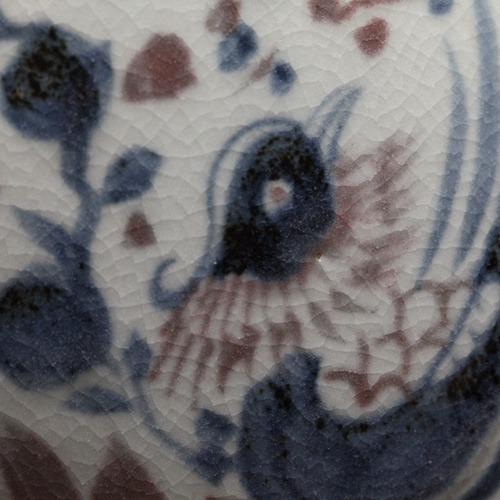 仿古【元·莲塘鸳鸯纹】锡口茶叶罐 商品图3