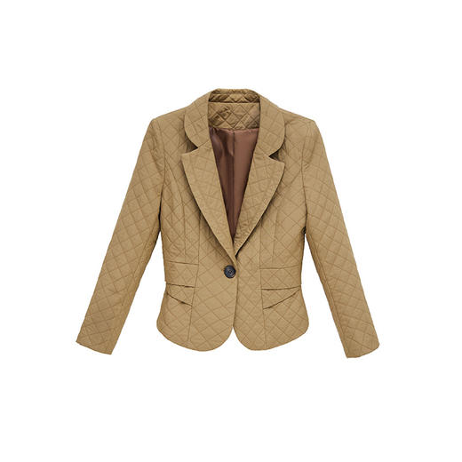 外套短款纯色时尚气质修身显瘦小个子休闲洋气上衣HR-WG98259 商品图4