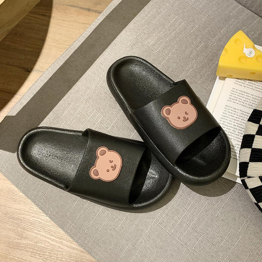 拖鞋女夏家用潮踩屎感厚底居家学生休闲防滑洗澡凉拖外穿 sr04 商品图5