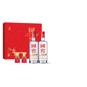 【酒厂直营】52度 国窖1573经典装 大展宏兔礼盒 500ml*2瓶 泸州老窖官方旗舰店