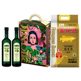 金龙鱼CX300-07 米油套餐二件套 1500ml+5kg