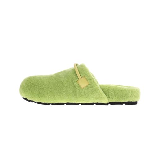 sheme《新生》系列真皮女士厚底休闲舒适羊毛糖果色拖鞋可定 商品图11