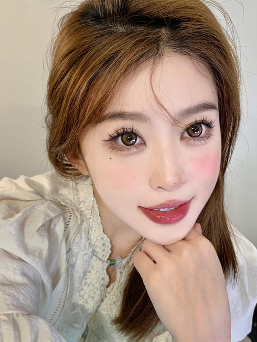 【大直径】PUFF GIRL-圣诞布丁-14.5mm【年抛0-800度 含525/575】 商品图3